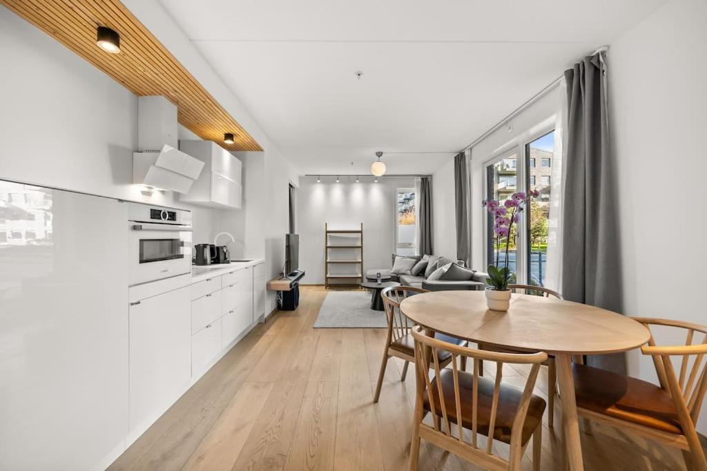 Luxury 2-Bedroom Apartment With Seaview In Oslo City Center 外观 照片