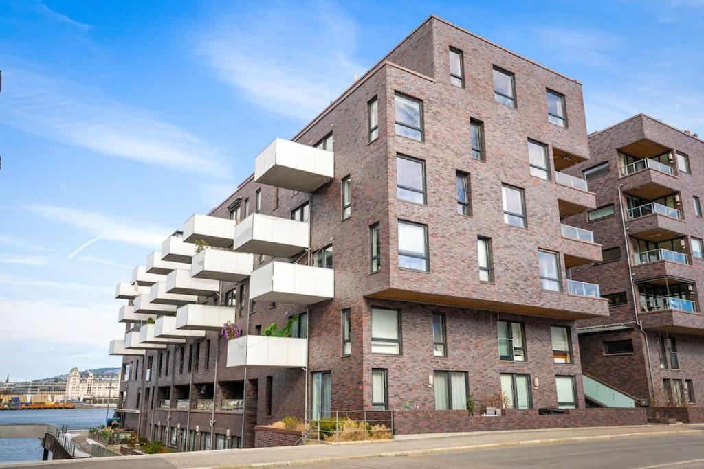 Luxury 2-Bedroom Apartment With Seaview In Oslo City Center 外观 照片