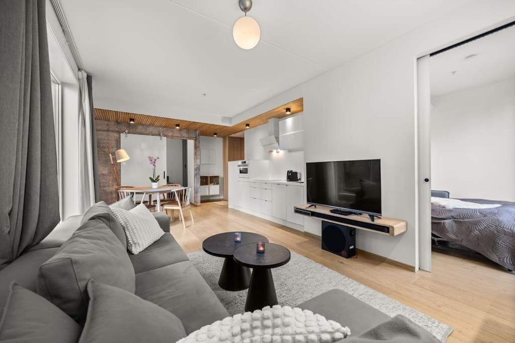 Luxury 2-Bedroom Apartment With Seaview In Oslo City Center 外观 照片