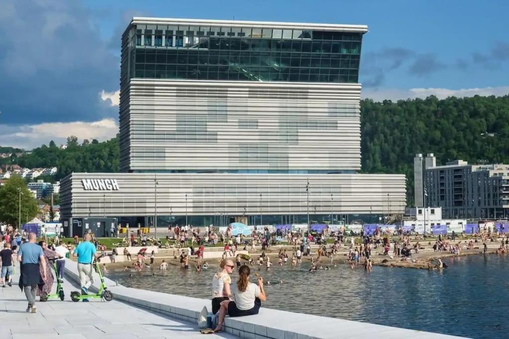 Luxury 2-Bedroom Apartment With Seaview In Oslo City Center 外观 照片