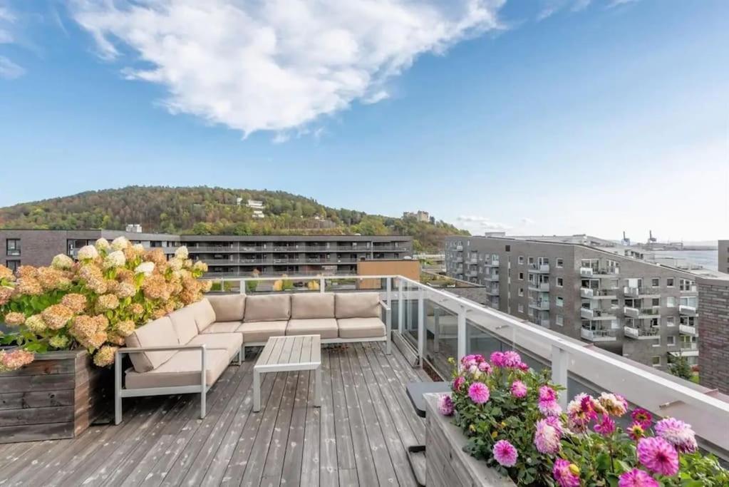 Luxury 2-Bedroom Apartment With Seaview In Oslo City Center 外观 照片